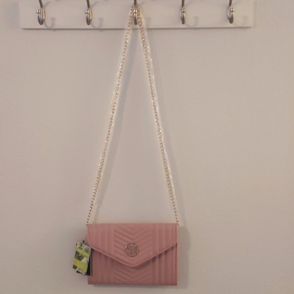 Badgley Mischka Pink Quilted Women's Bag